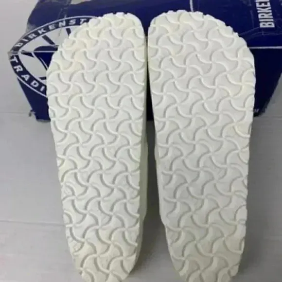 -229K Birkenstock, White, Regular Fit Sandals-EU-40 US-9 Womens
