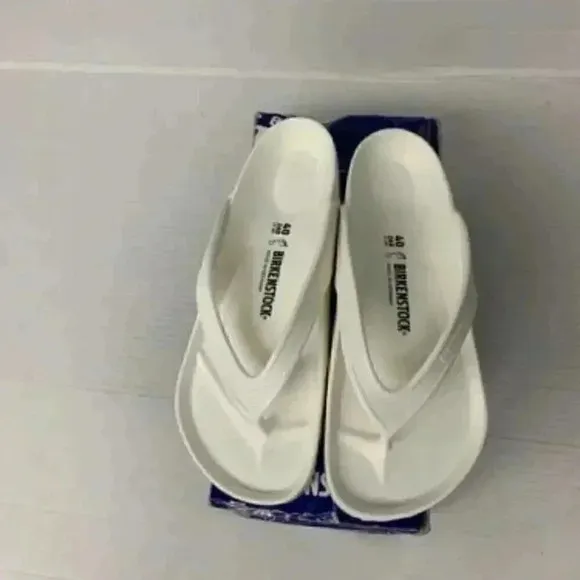 -229K Birkenstock, White, Regular Fit Sandals-EU-40 US-9 Womens