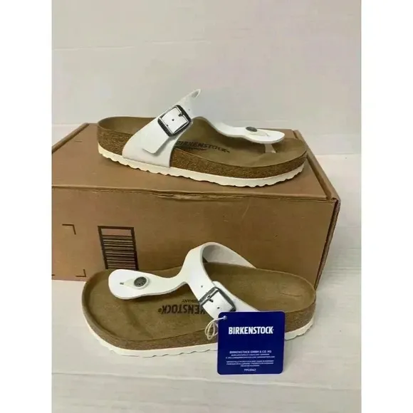 -557 Birkenstock White, Regular Fit Sandals, EU-36, US-5 Womens