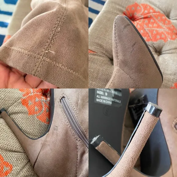 🍂 BRECKELLE’S TAN OVER THE KNEE FAUX SUEDE BEVERLY HEEL BOOTS!