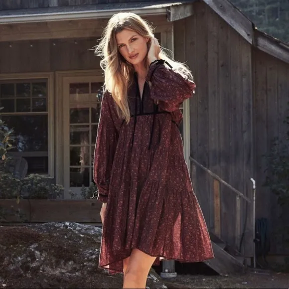 ⚡️ SALE Like New Doen Azalea Cotton Dress in Prairie Paisley Small