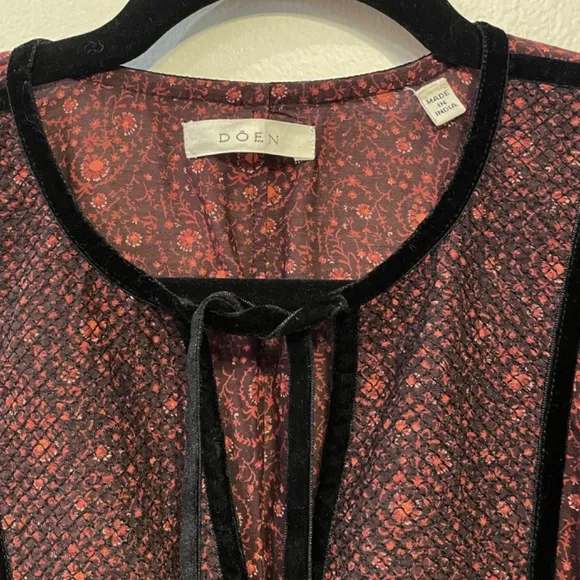 ⚡️ SALE Like New Doen Azalea Cotton Dress in Prairie Paisley Small