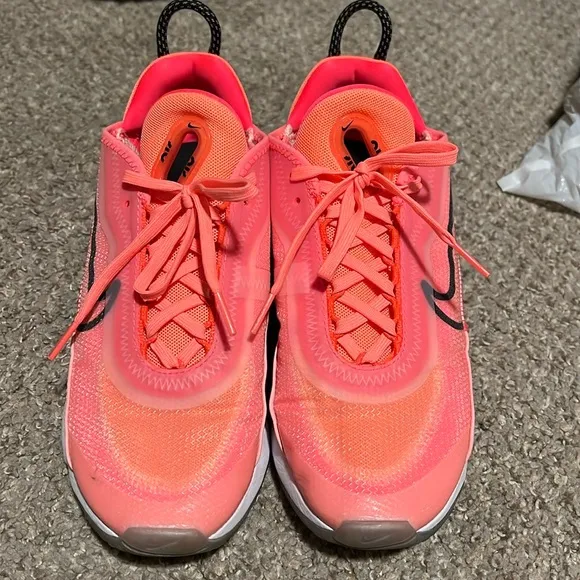 2090 Air max Womens hot pink/tangerine shoes