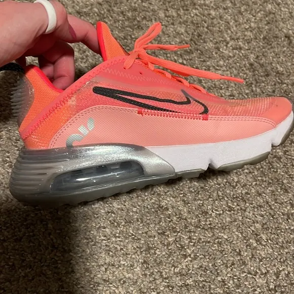 2090 Air max Womens hot pink/tangerine shoes