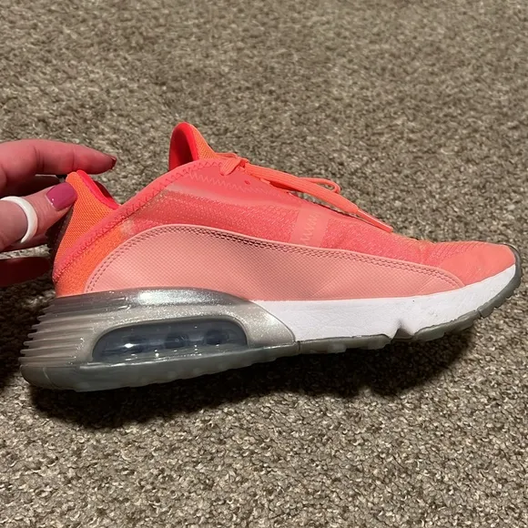 2090 Air max Womens hot pink/tangerine shoes