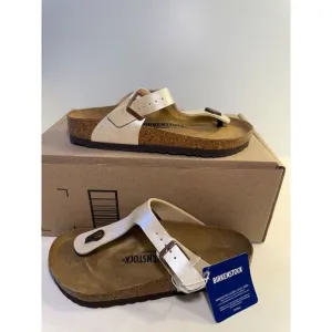 .4313 Birkenstock Beige, Regular Fit Sandals-EU-38, US-7 Womens