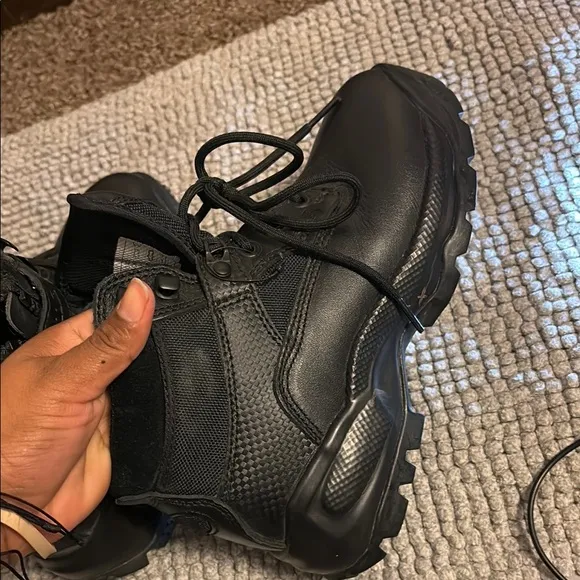 5.11 Tactical Black High-Top Boots with Sturdy Rubber Sole