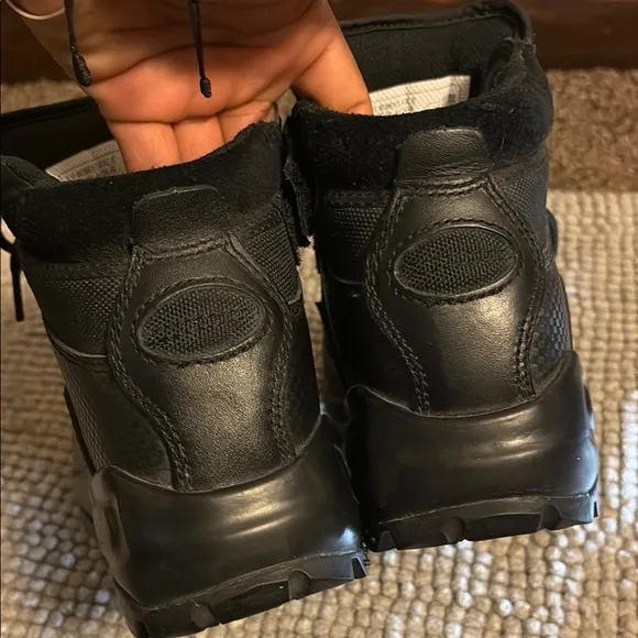 5.11 Tactical Black High-Top Boots with Sturdy Rubber Sole