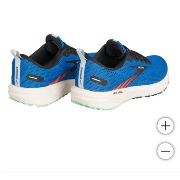 (5)Brooks Mens Revel 6  Blue Running Shoes