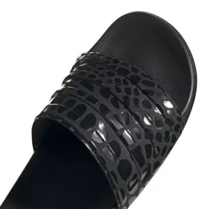 Adidas Adilette Comfort Black Slides Cloudfoam Sandals Women's Size 6 NWT
