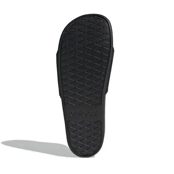 Adidas Adilette Comfort Black Slides Cloudfoam Sandals Women's Size 6 NWT