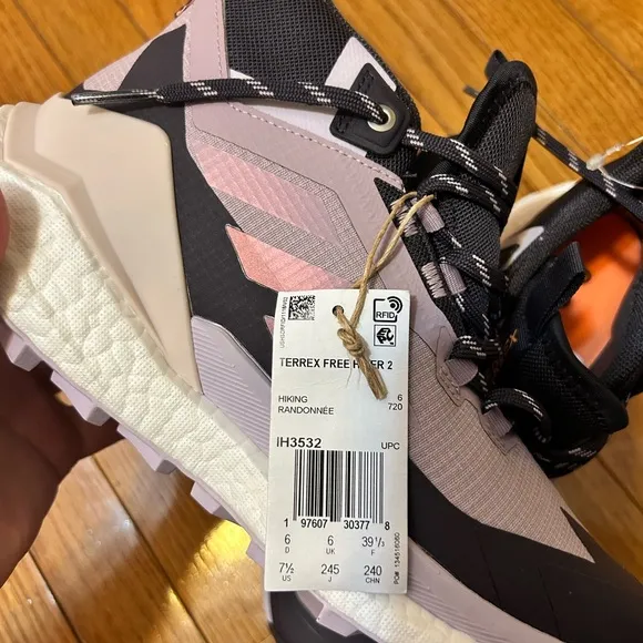 Adidas Black and White Winter Rain Boots