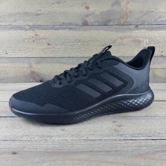 adidas Fluidstreet Men's Airy Lightweight Running Shoes Sneakers Black