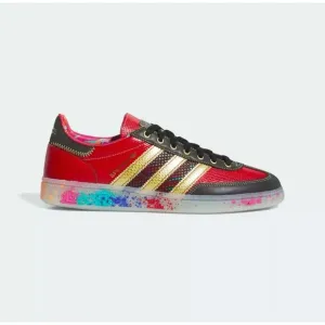 adidas Handball Spezial S.E.E.D. Scarlet Gold Paint Splatter ID8617 Men's Size 9