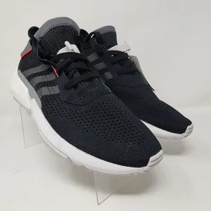 Adidas Running Shoes Mens 11 Black POD S3.1 Logo Gym Active Sneakers Knit Upper