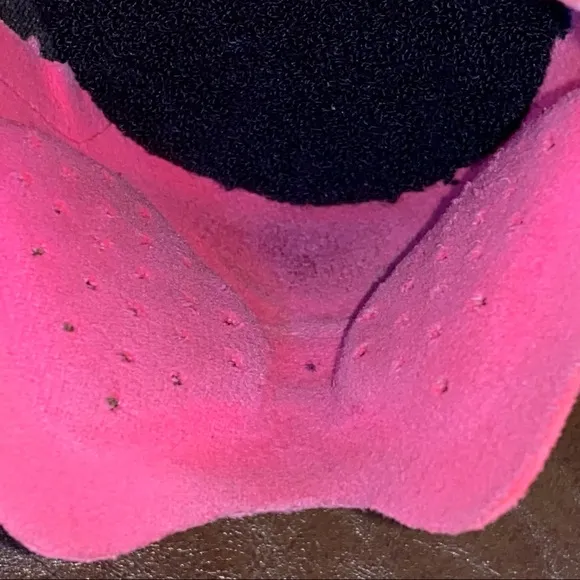 Adidas solar pink black knit pureboost reveal lace up athletic shoes
