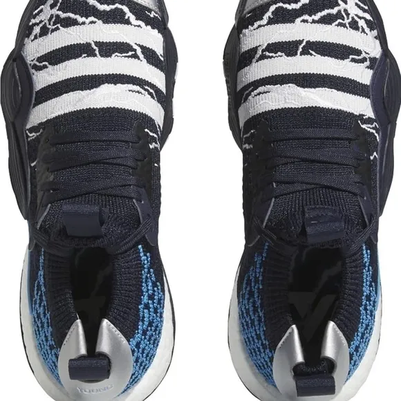 adidas Trae Young 2 Mens Basketball Shoes in Black and Blue Adidas Crazy BYW 2.