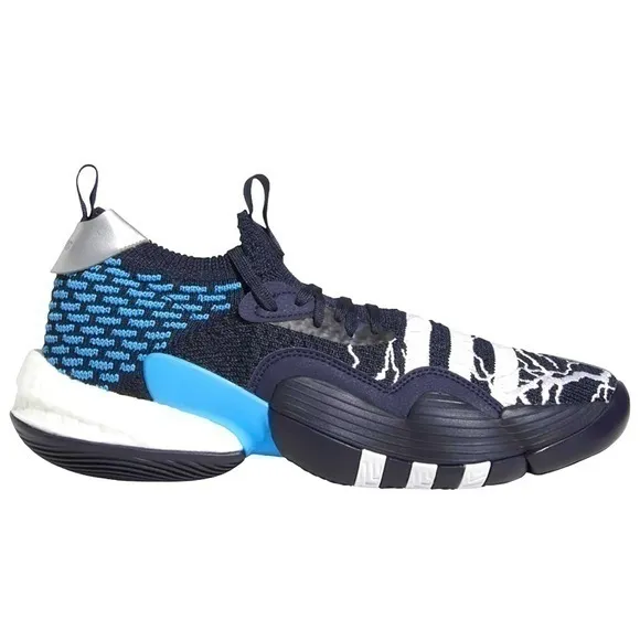 adidas Trae Young 2 Mens Basketball Shoes in Black and Blue Adidas Crazy BYW 2.