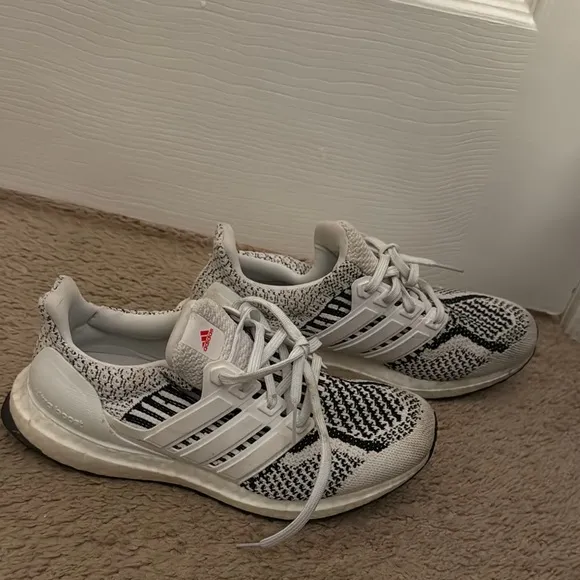 Adidas White and Black Ultra Boost