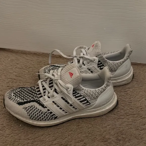 Adidas White and Black Ultra Boost