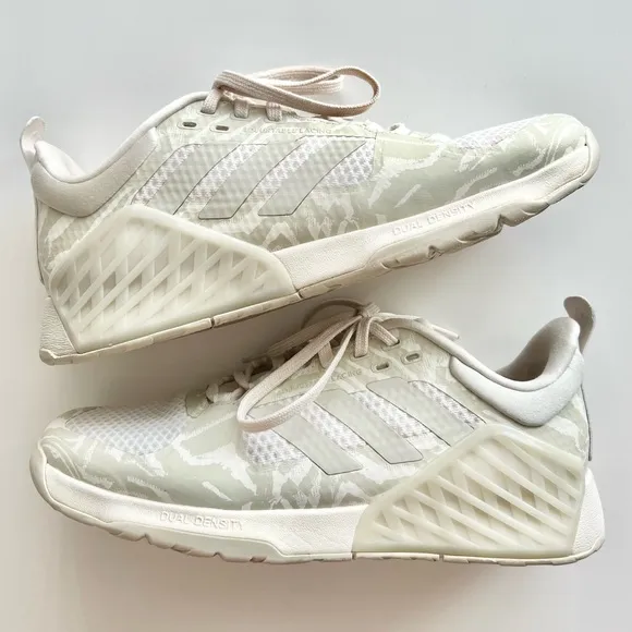 Adidas Women’s Dropset Trainer 2 Chalk White Alumina Athletic Sneakers