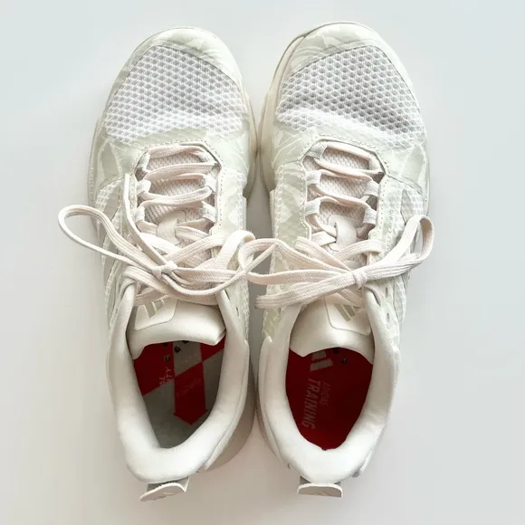 Adidas Women’s Dropset Trainer 2 Chalk White Alumina Athletic Sneakers
