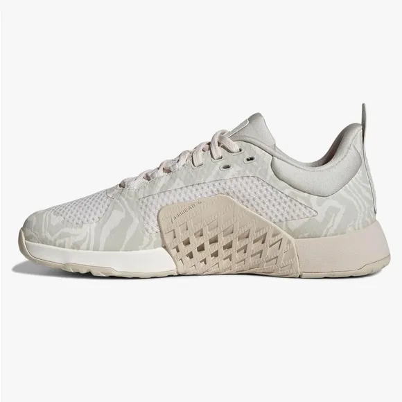 Adidas Women’s Dropset Trainer 2 Chalk White Alumina Athletic Sneakers