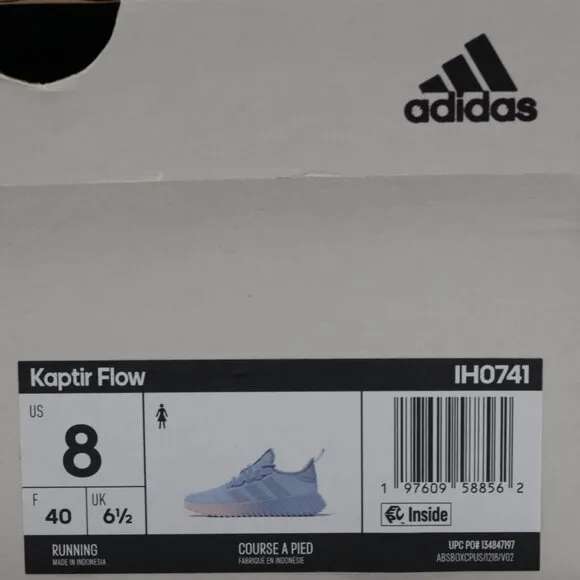 Adidas Women's Everyday Comfortable Cushioned Kaptir Flow Shoes Blue/Pink Size 8