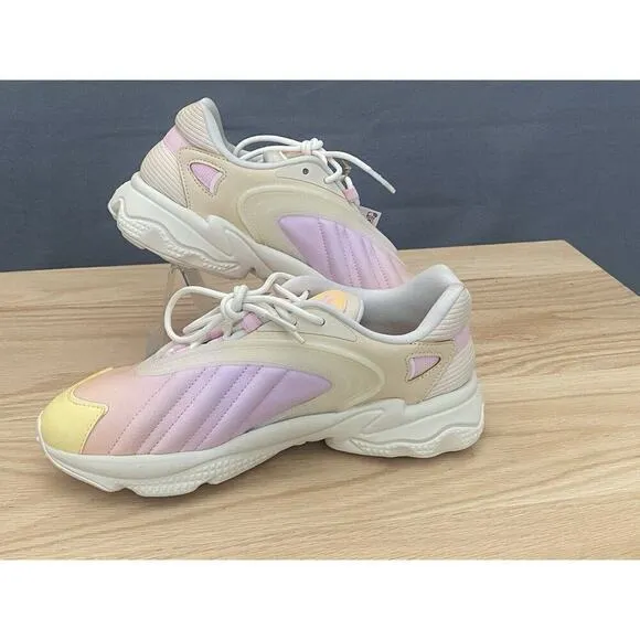 adidas Women’s Oztral Shoes Size 8 Off White Acid Orange Pink