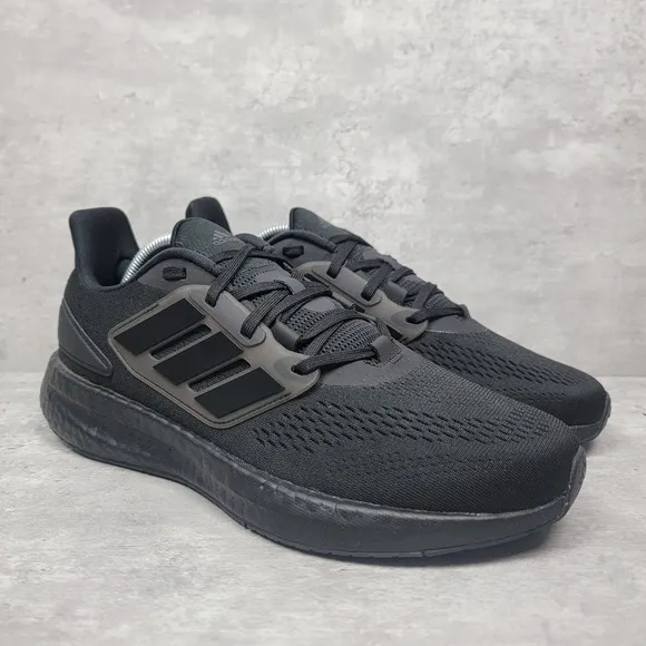 ADIDAS Womens Running Shoes Size 10 Pureboost 22 Triple Black Trainers Sneakers