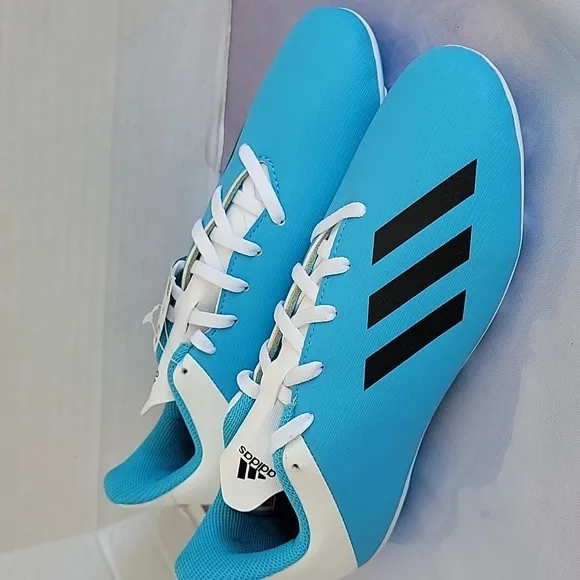 Adidas X 19.4 flexible Ground boots size 6 Colour: Bright Cyan / Core Black /