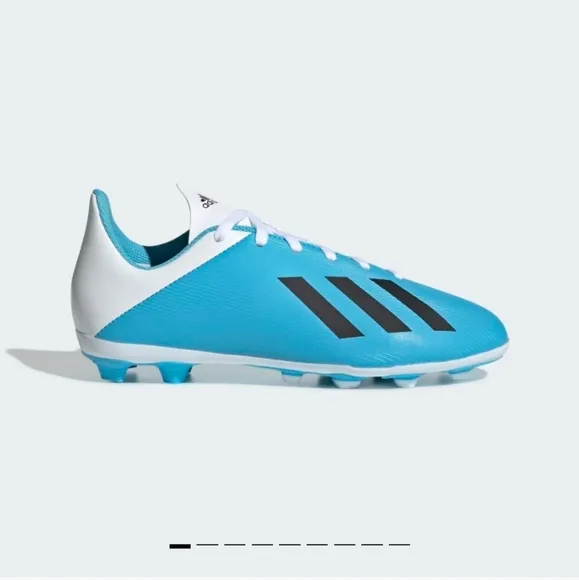 Adidas X 19.4 flexible Ground boots size 6 Colour: Bright Cyan / Core Black /