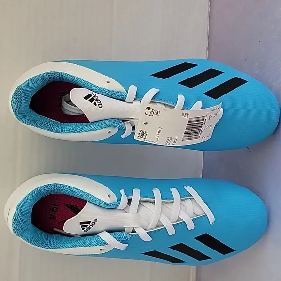 Adidas X 19.4 flexible Ground boots size 6 Colour: Bright Cyan / Core Black /