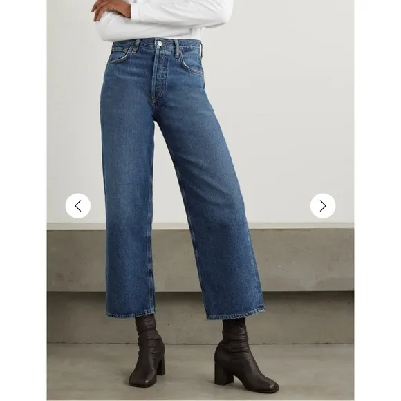 AGOLDE Ren High-Rise Wide Leg Jeans