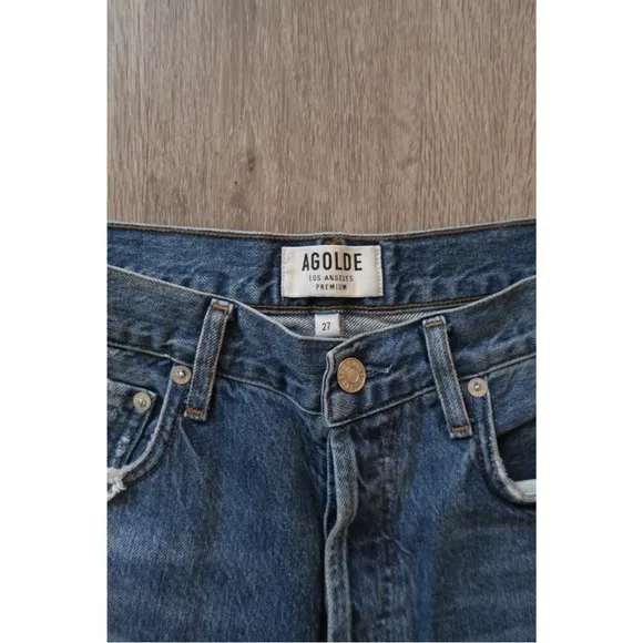 AGOLDE Ren High-Rise Wide Leg Jeans