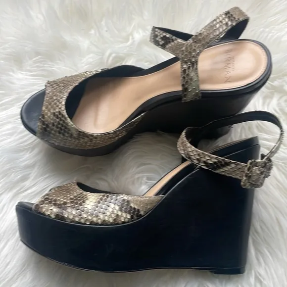 ALEXANDRE BIRMAN. Animal Print Sandals.Size 40. Used in excellent condition