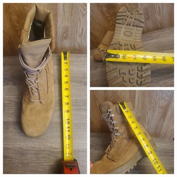 Altama Titan Tactical USMC Boots Mens Size 11.5 Coyote Brown Steel Toe