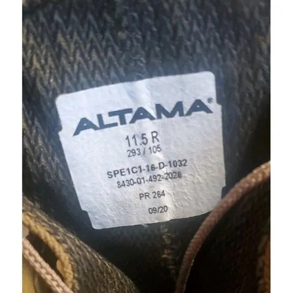 Altama Titan Tactical USMC Boots Mens Size 11.5 Coyote Brown Steel Toe