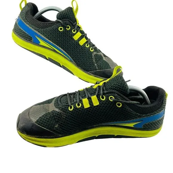 Altra Torin Zero Drop Black Blue Green A1235-1-110 Running Shoes Mens 11