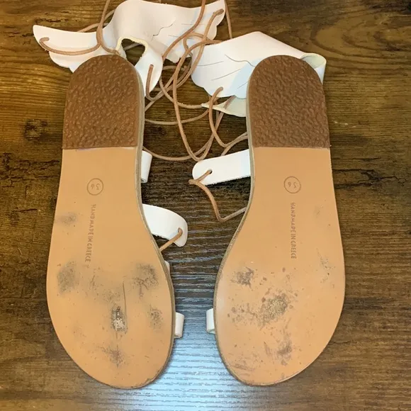 Ancient Greek Sandals FTEROTI size 6 US/36 EU women