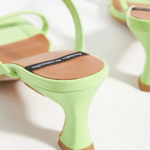 Angel Alarcon Square Toe Mules