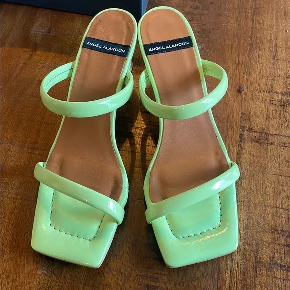 Angel Alarcon Square Toe Mules