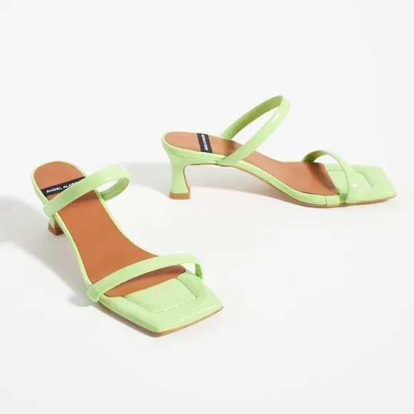 Angel Alarcon Square Toe Mules