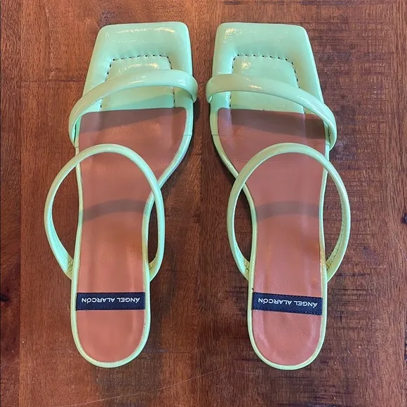 Angel Alarcon Square Toe Mules