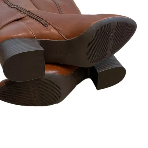 Anne Klein Honesty Boots Color Brown, Size 7M Women's Upper Leather