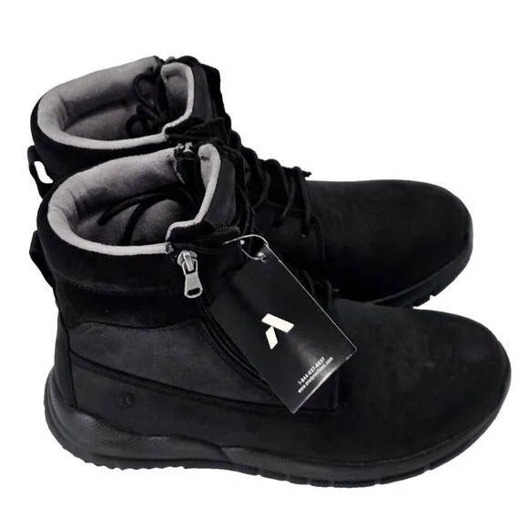 Anodyne Black Leather No. 90 Trail Worker Men's Boots Size 7XW