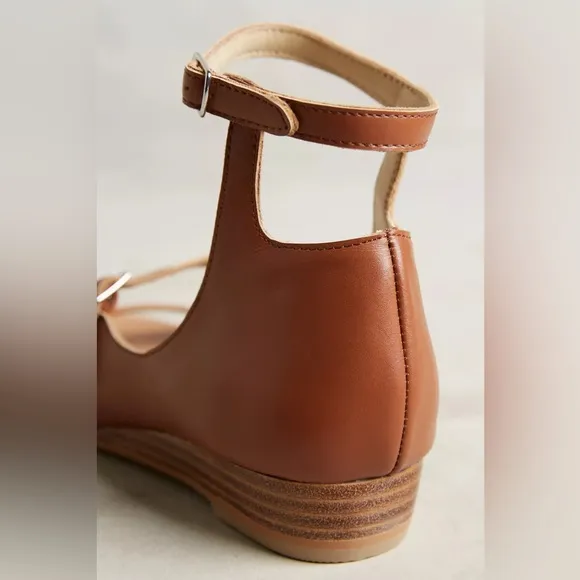 Anthropologie Farylrobin Idella Ankle Strap Sandals Size 5