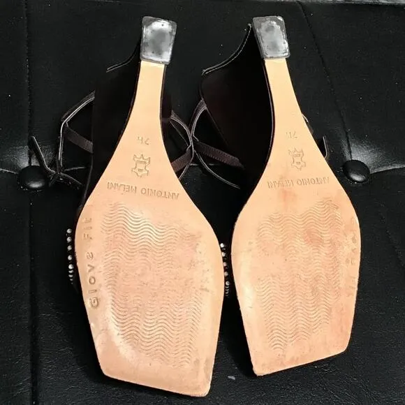 Antonio Melani Leather Handcrafted Sandals 7M