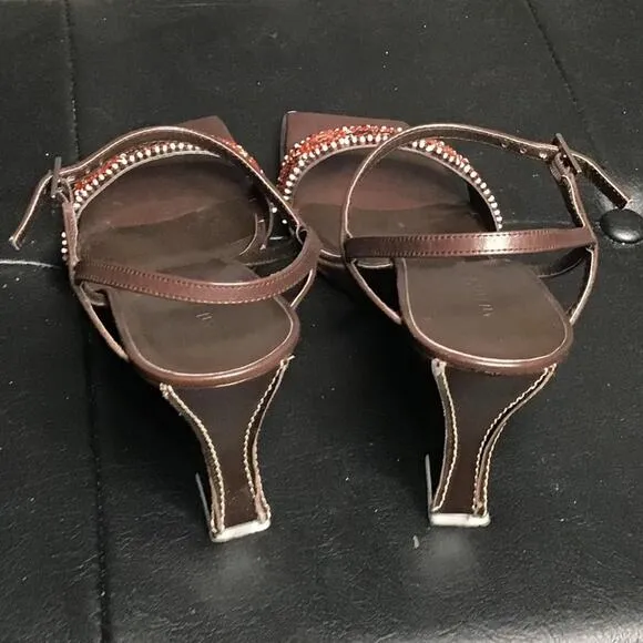 Antonio Melani Leather Handcrafted Sandals 7M