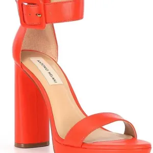 Antonio Melani Women's Red Heeled Sandals